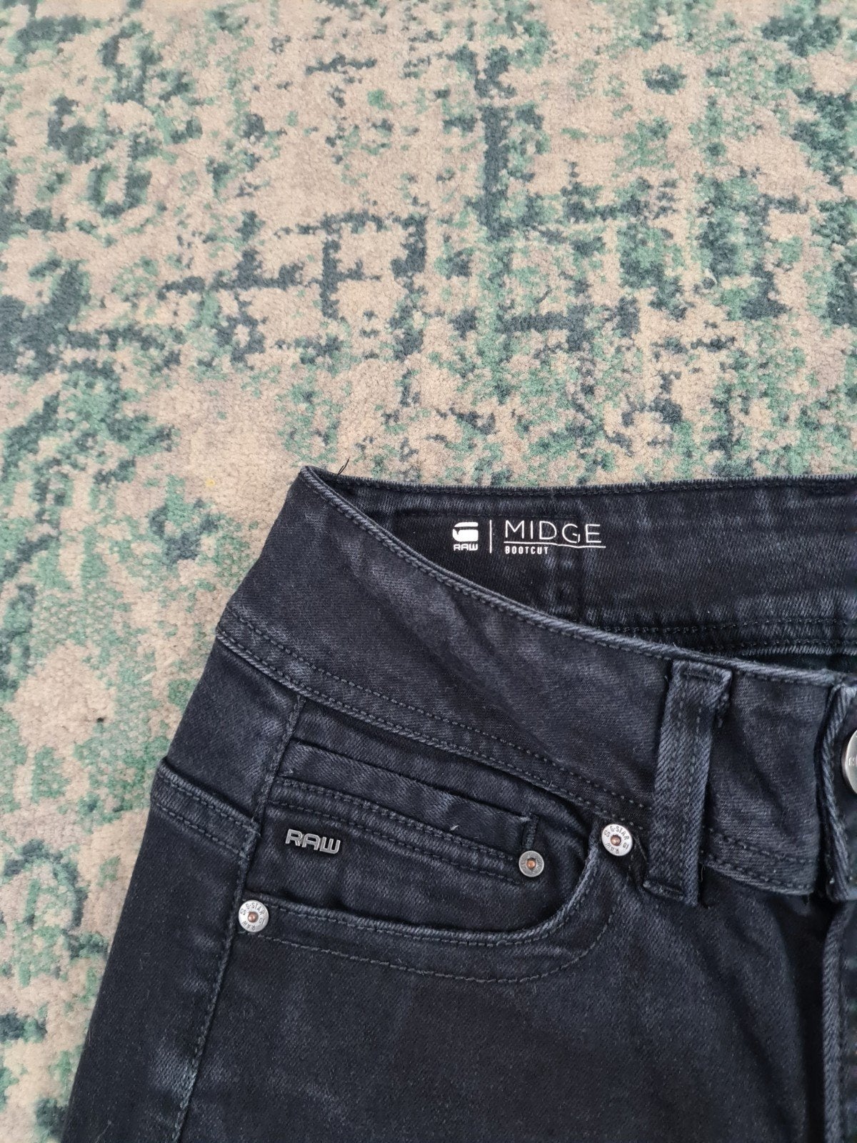 G-star raw midge bootcut W28 L26 WMN Tulsi2826 Zwart, Zwart, Ophalen of Verzenden, W28 - W29 (confectie 36), G-STAR RAW