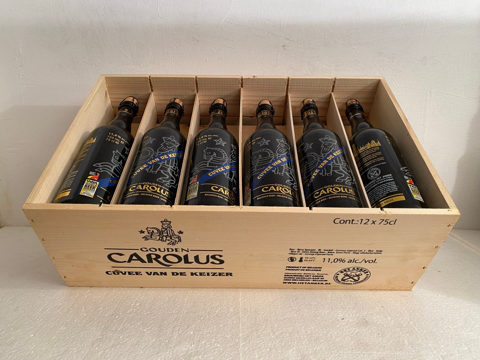 Gouden Carolus Cuvee van de Keizer 2015 - Volle kist (12x75c, Ophalen of Verzenden, Nieuw, Overige typen, Overige merken