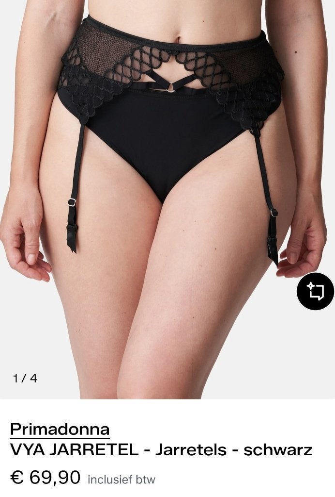 Jarretel Prima Donna, Prima Donna, Verzenden, Zwart, Overige typen