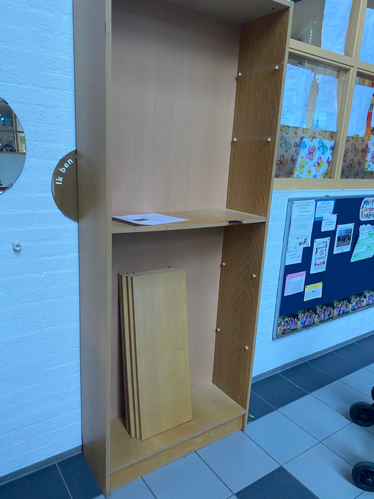 Boekenkast gelamineerde platen, Ophalen, 50 tot 100 cm, Zo goed als nieuw, 150 tot 200 cm