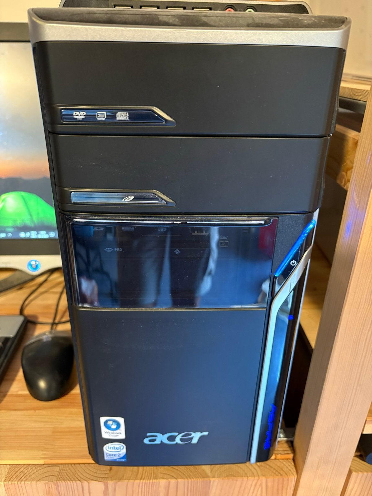 Acer Aspire M5640 Desktop PC - Windows 10, Computers en Software, Ophalen, Gebruikt, HDD, Minder dan 4 GB