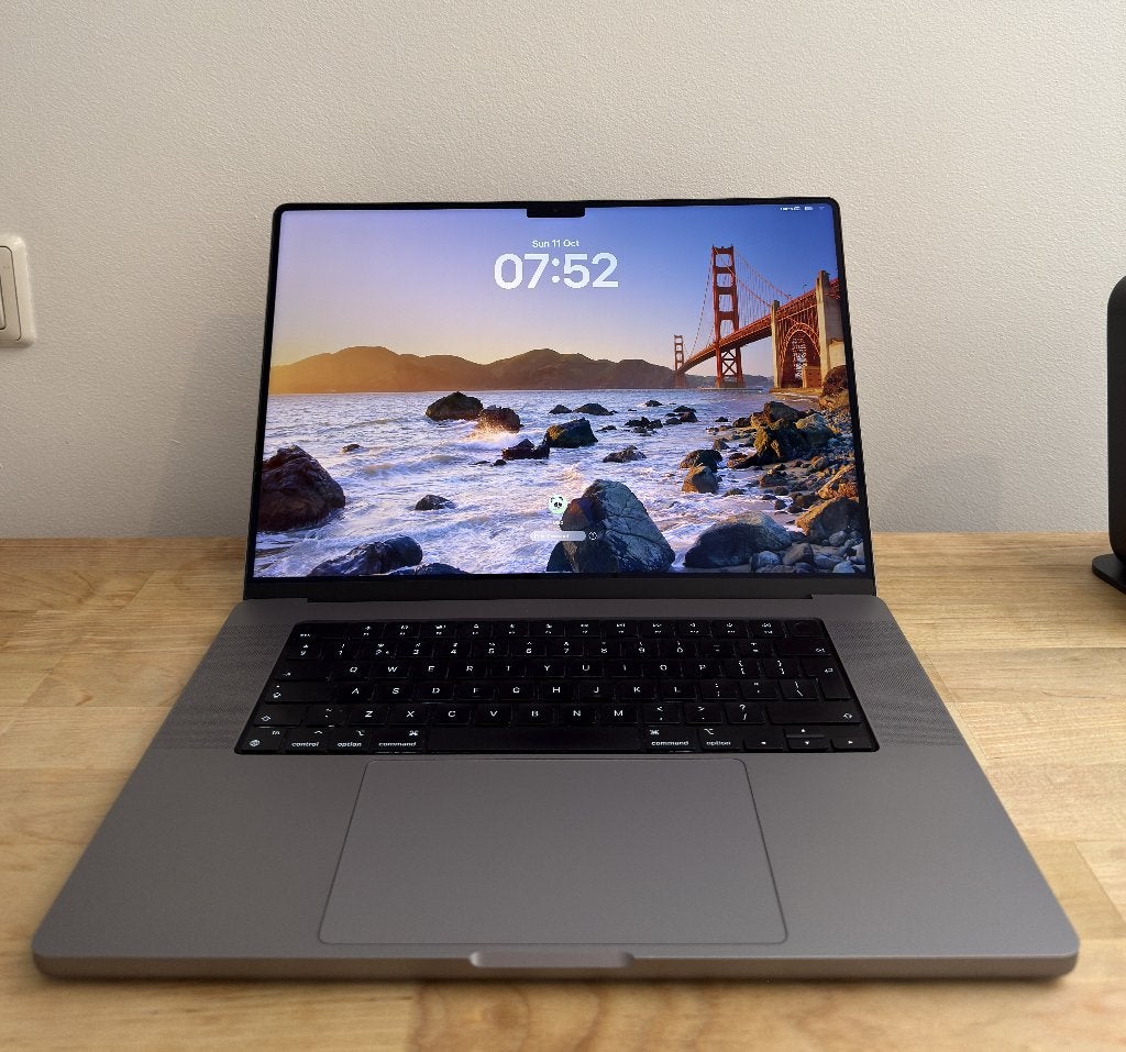 MacBook Pro 16" 2021 M1 Pro 16GB 512GB, Computers en Software, Qwerty, 512 GB, Zo goed als nieuw, 16 inch
