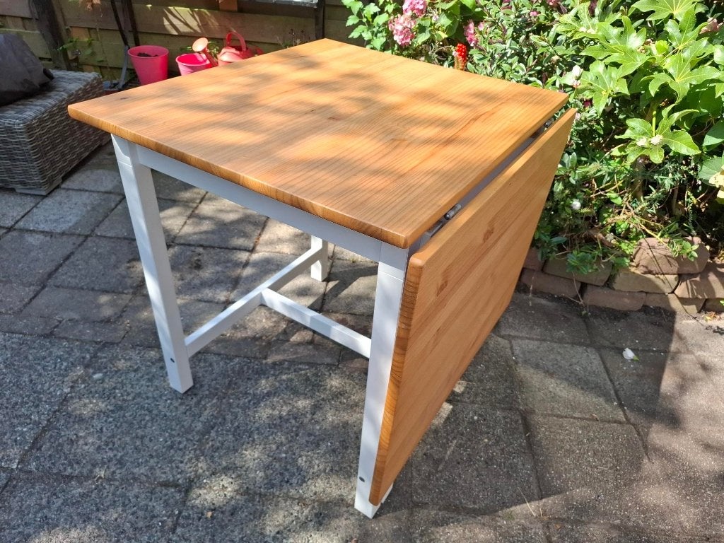 IKEA PINNTORP Klaptafel, Ophalen, Zo goed als nieuw, Rechthoekig, 50 tot 100 cm