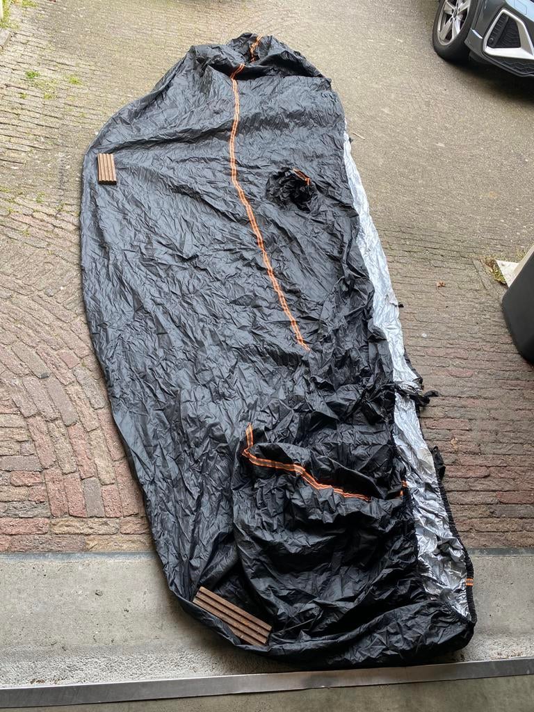 Autohoes regen/zon voor 2 zits cabriolet., Ophalen, Zo goed als nieuw, Universeel