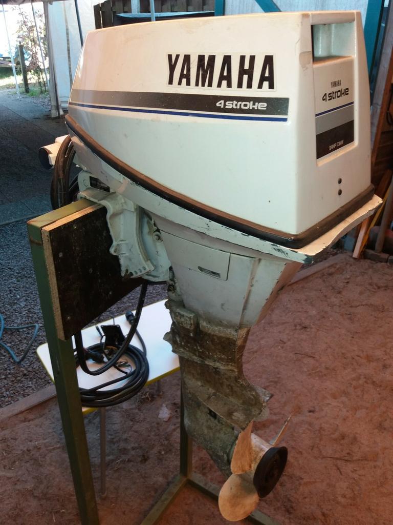 Yamaha 9.9. 4 tact  hightrust elektriche gestart, Ophalen of Verzenden, Gebruikt, Benzine, 5 tot 10 pk