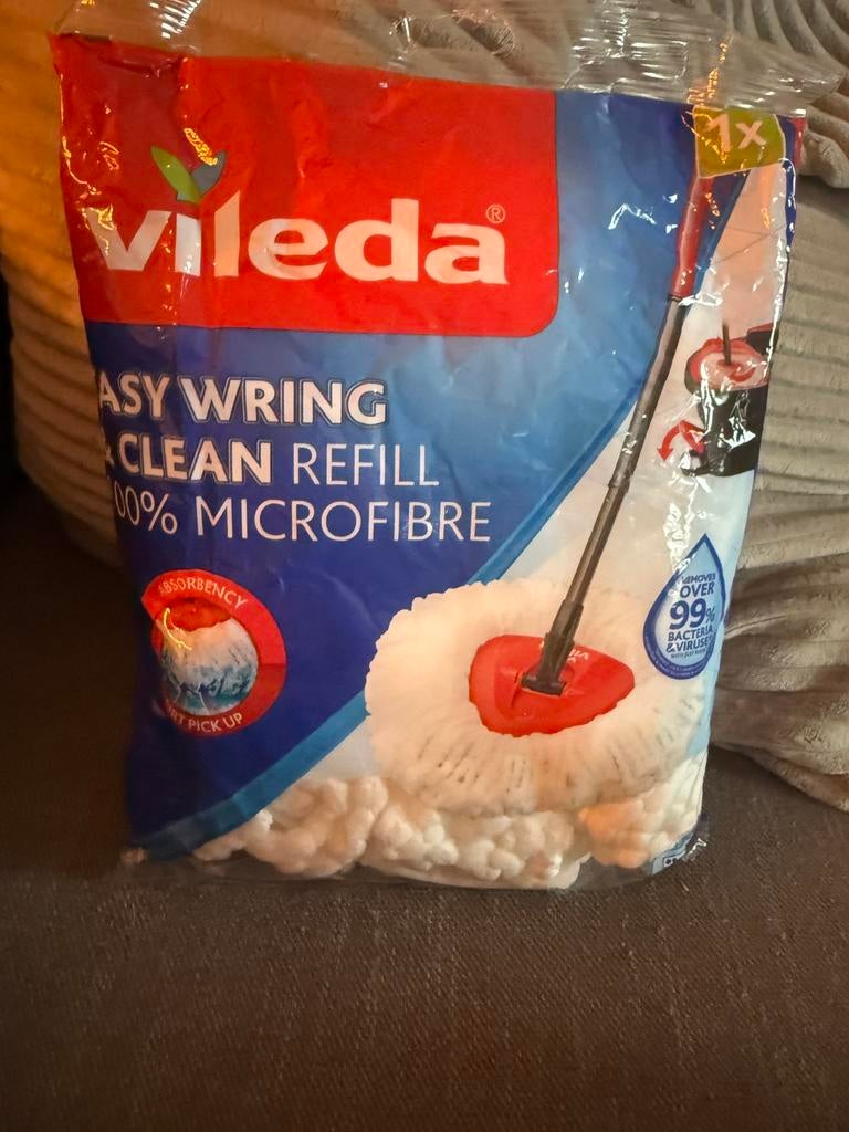 Vileda mop, Ophalen