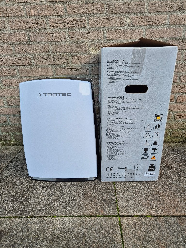 Trotec luchtontvochtiger - display – instelbaar - timer, Ophalen of Verzenden, Zo goed als nieuw, Luchtontvochter