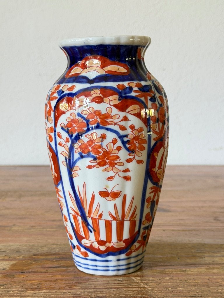 Vaas / bloemenvaas - porselein - Japan - Imari -, Ophalen of Verzenden