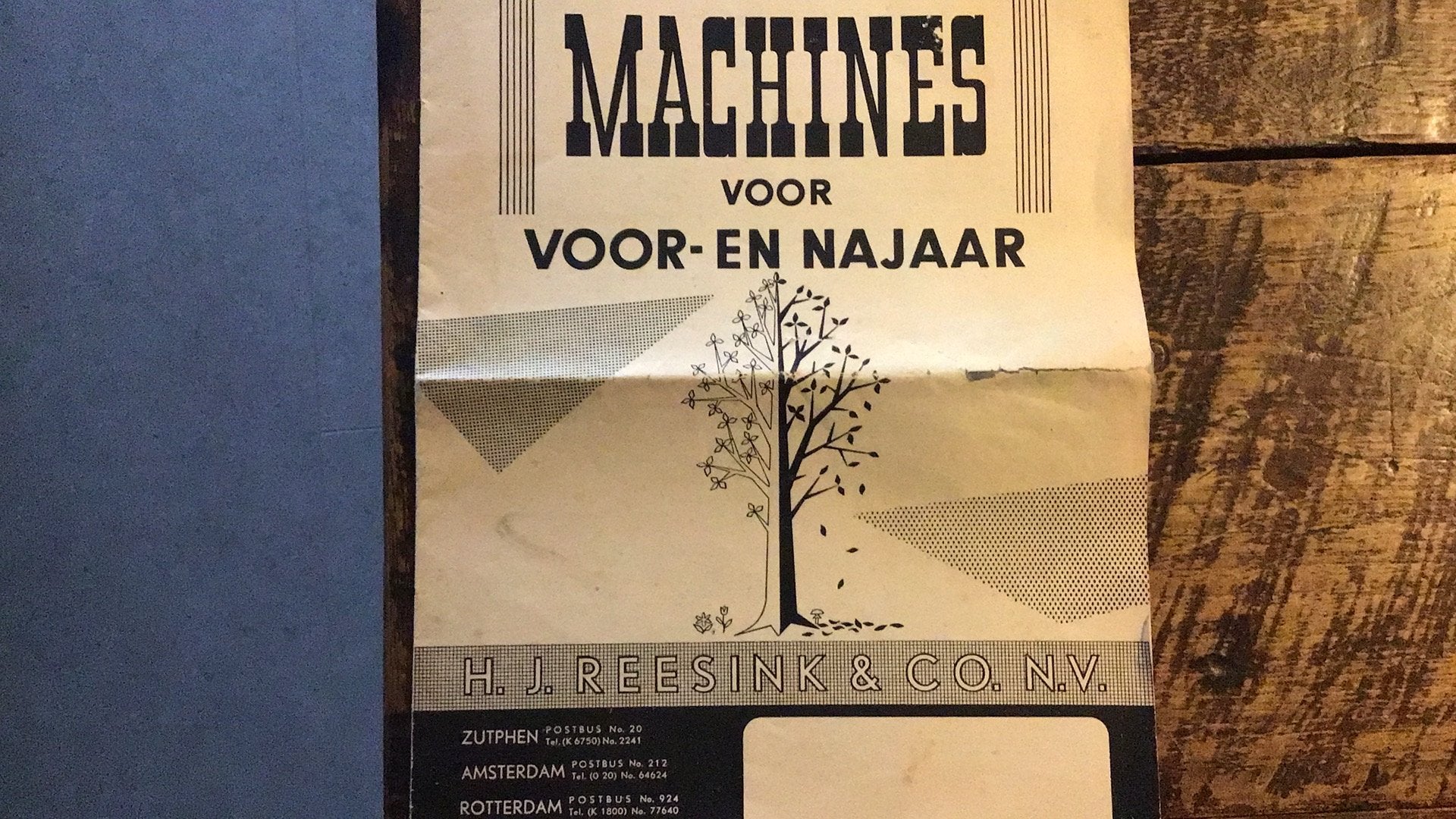 H.J.Reesink&Co- Oude Landbouw-Prijs- Courant, Ophalen of Verzenden, Gebruikt, Gebruiksvoorwerp