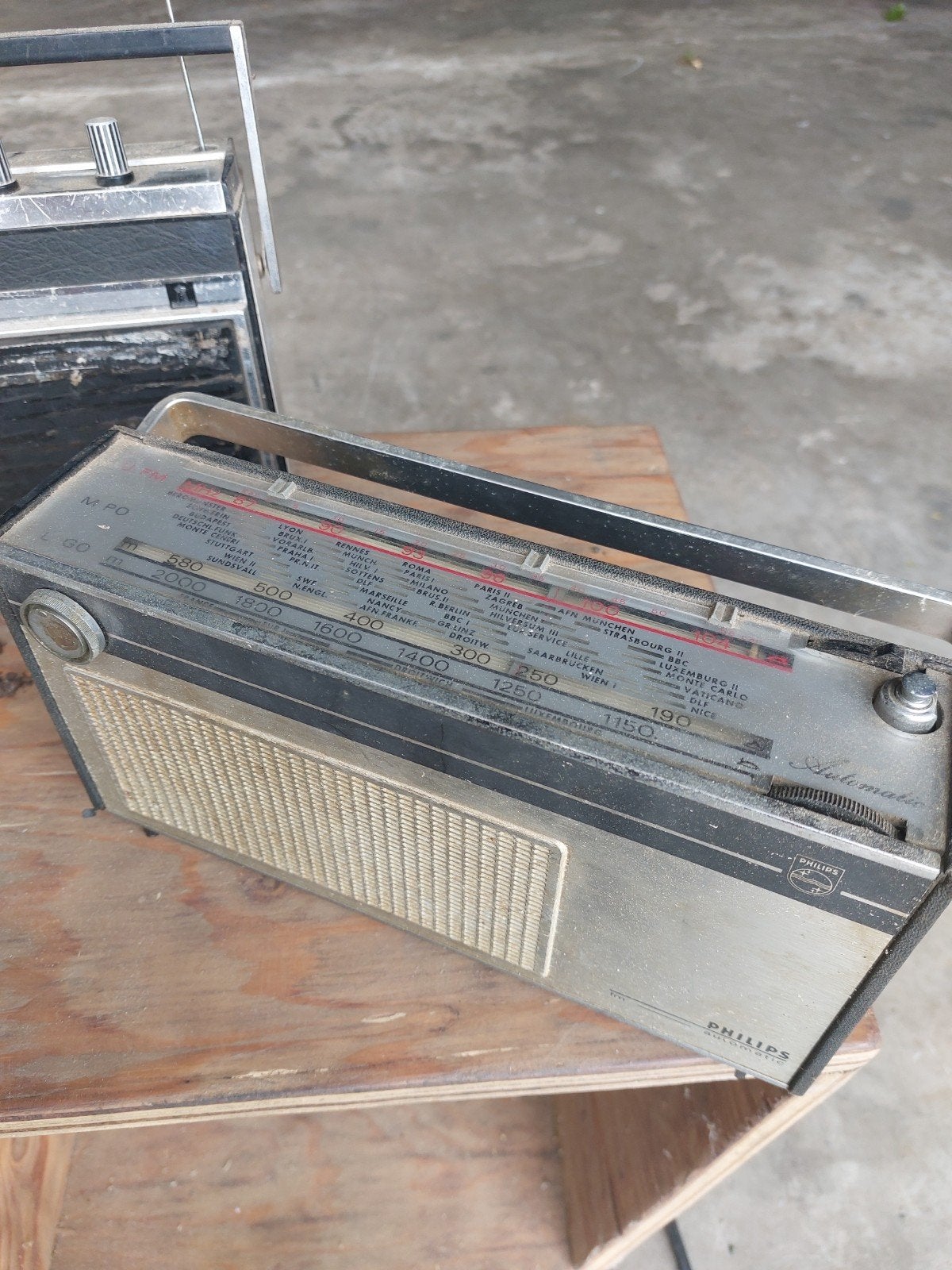 Vintage Philips Transistorradio - Klassieke Ontvanger, Ophalen of Verzenden, Niet werkend, Transistorradio