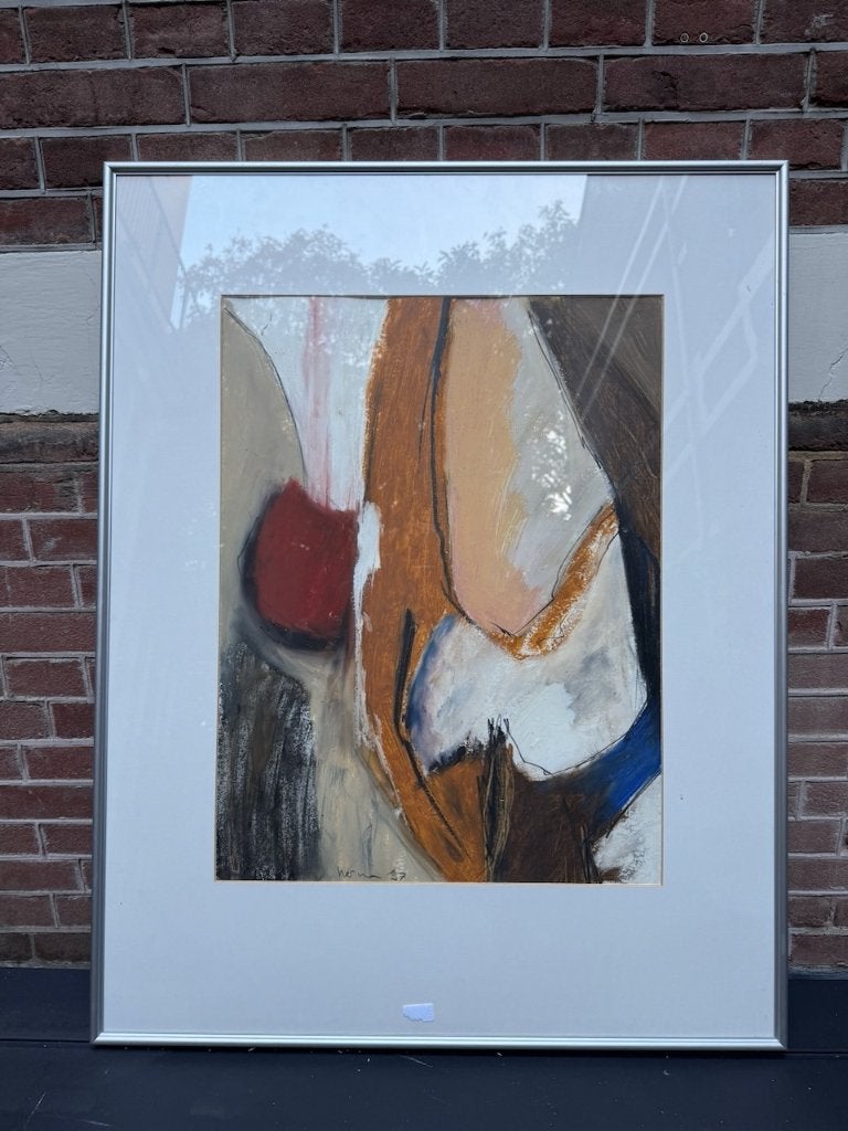 Herman (20e eeuw) - Illusie (1997) - Gemengde techniek, Antiek en Kunst, Ophalen, Abstract, Papier/karton, Achter glas