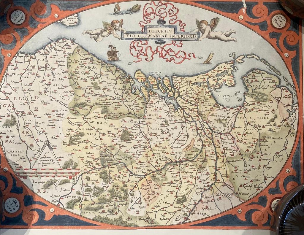 Oude kaart van het Germaanse Rijk - Historische Landkaart, Gelezen, Ophalen of Verzenden, Landkaart, Duitsland