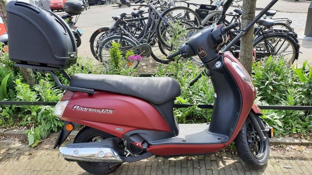 Suzuki Address 125 | <1 jaar oud, 1653 km | incl. windscherm, Fietsen en Brommers, Scooters | Overige merken, Ophalen, Zo goed als nieuw