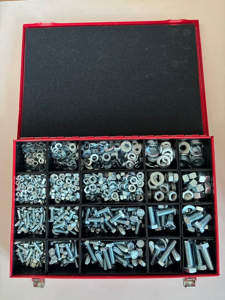 Kelfort assortiment plaatschroeven + zelf borende verzinkt, Ophalen, Zo goed als nieuw, Minder dan 50 mm, Schroeven