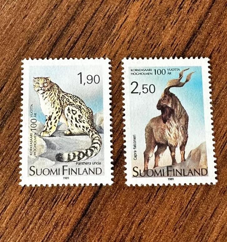 Finland 1978 dierentuin dieren luipaard postfris, Ophalen of Verzenden, Finland, Postfris