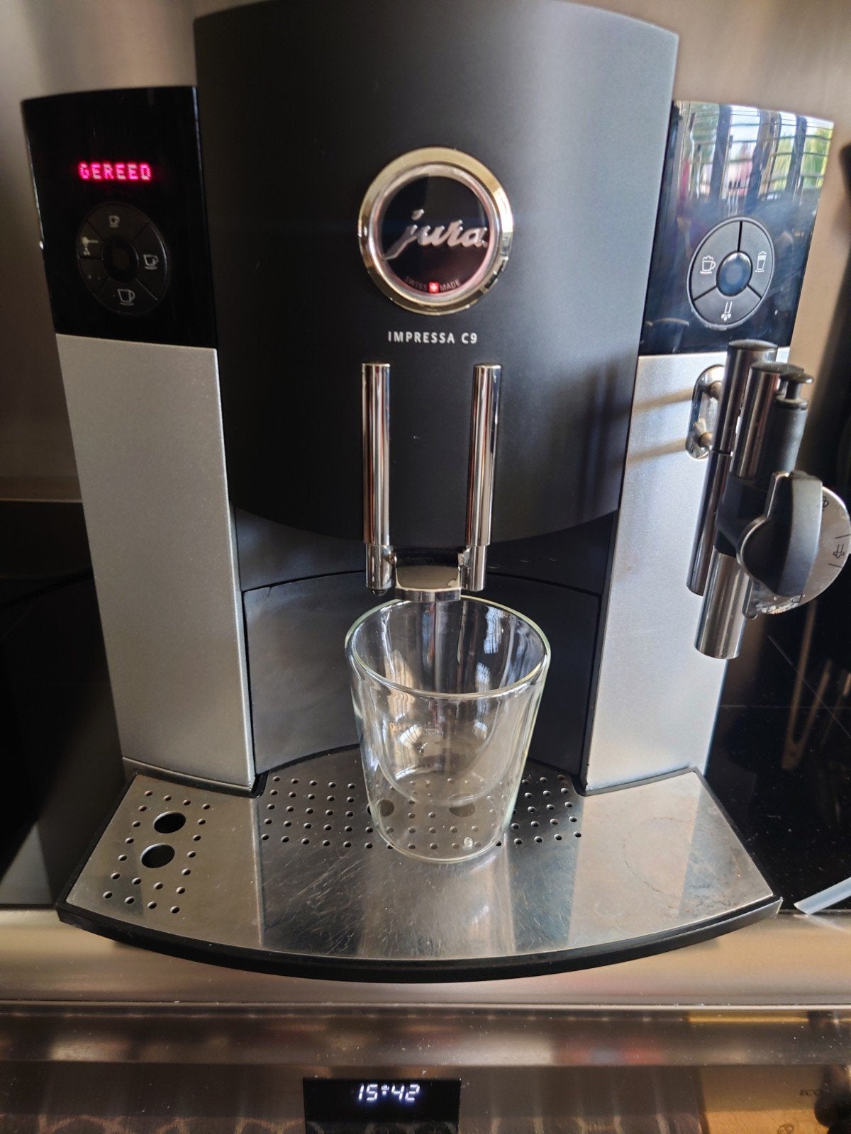 Prima onderhouden Jura C9., Gebruikt, 10 kopjes of meer, Koffiemachine, Ophalen of Verzenden