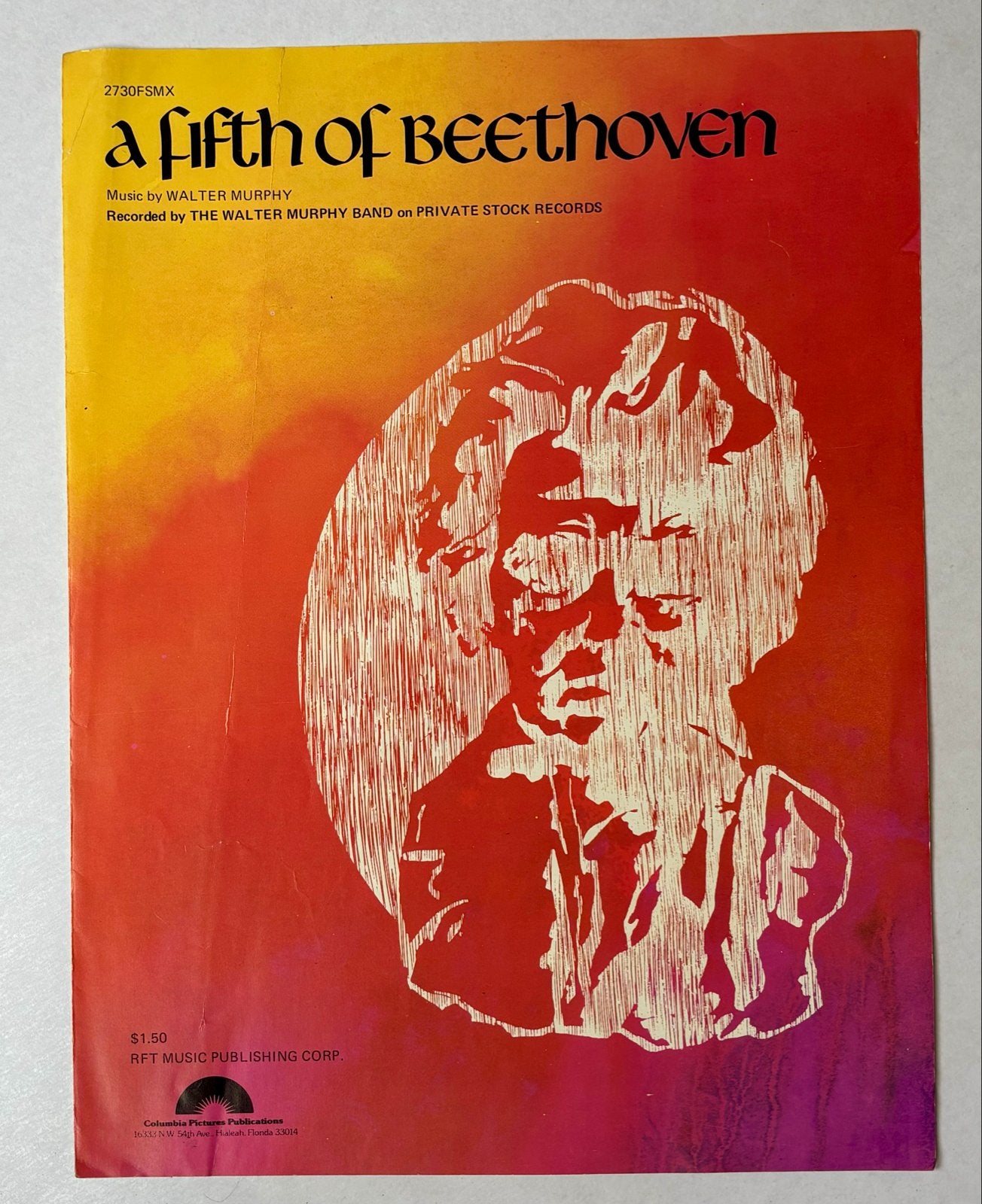 A Fifth of Beethoven bladmuziek - Walter Murphy Band, Muziek en Instrumenten, Gebruikt, Ophalen of Verzenden, Artiest of Componist