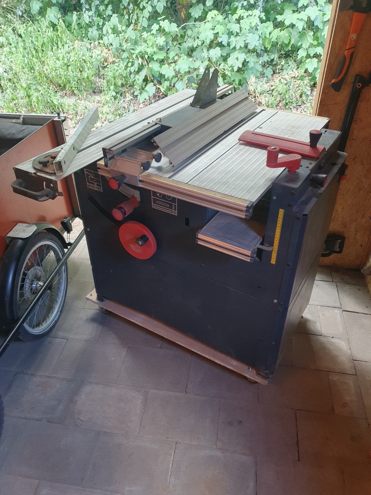 Lutz Quattro Combi Zaagmachine ;frees; vlak/diktebank, Doe-het-zelf en Verbouw, Ophalen, Elektrisch