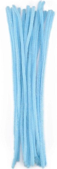 Vaessen Creative draad lichtblauw 25 st. dikte 6 mm l. 30 cm, Hobby en Vrije tijd, Knutselen, ., Nieuw, Ophalen of Verzenden, .
