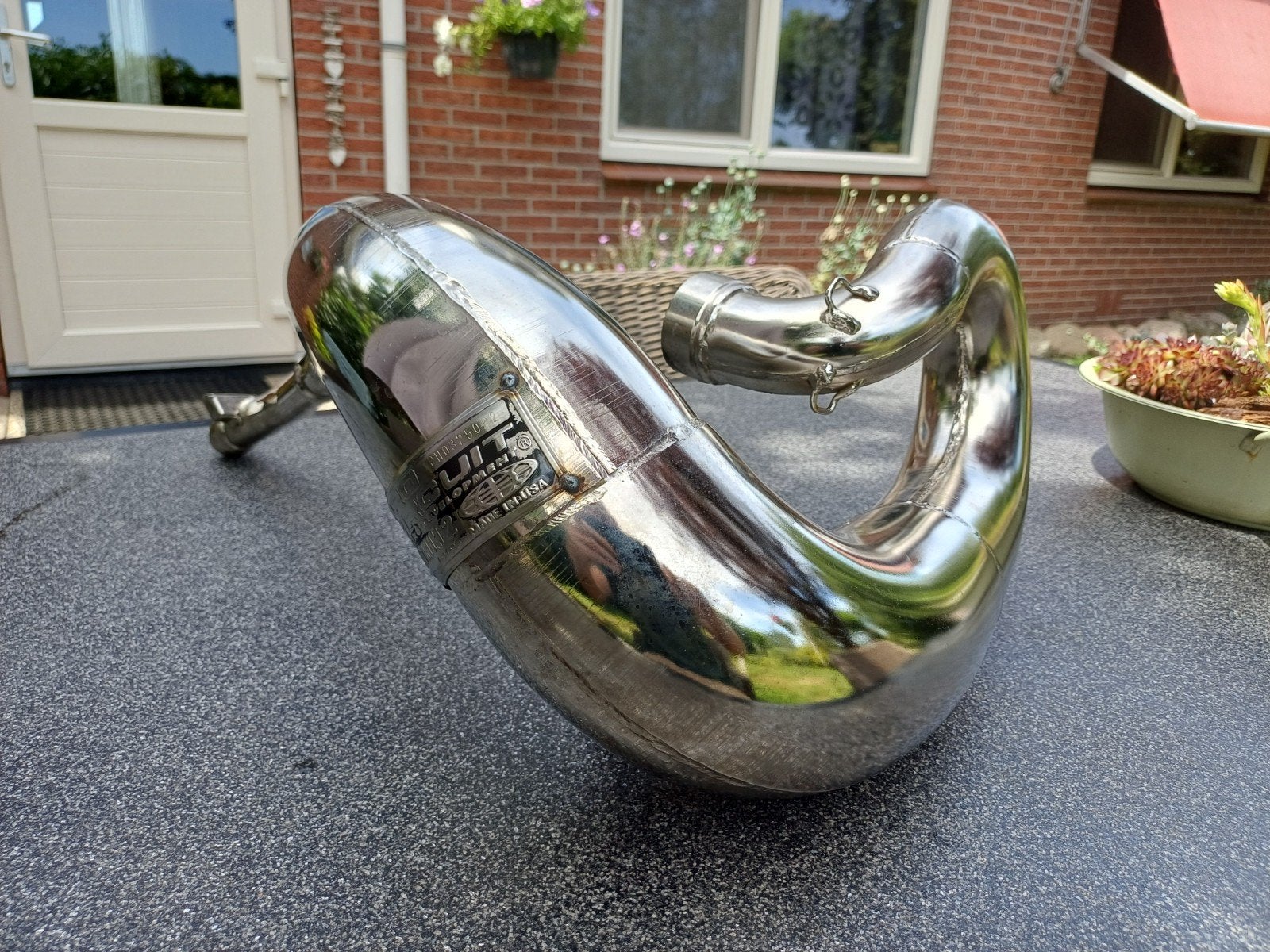 Pro Circuit Platinum 2 uitlaat Honda cr250 2003 nieuwstaat!!, Ophalen