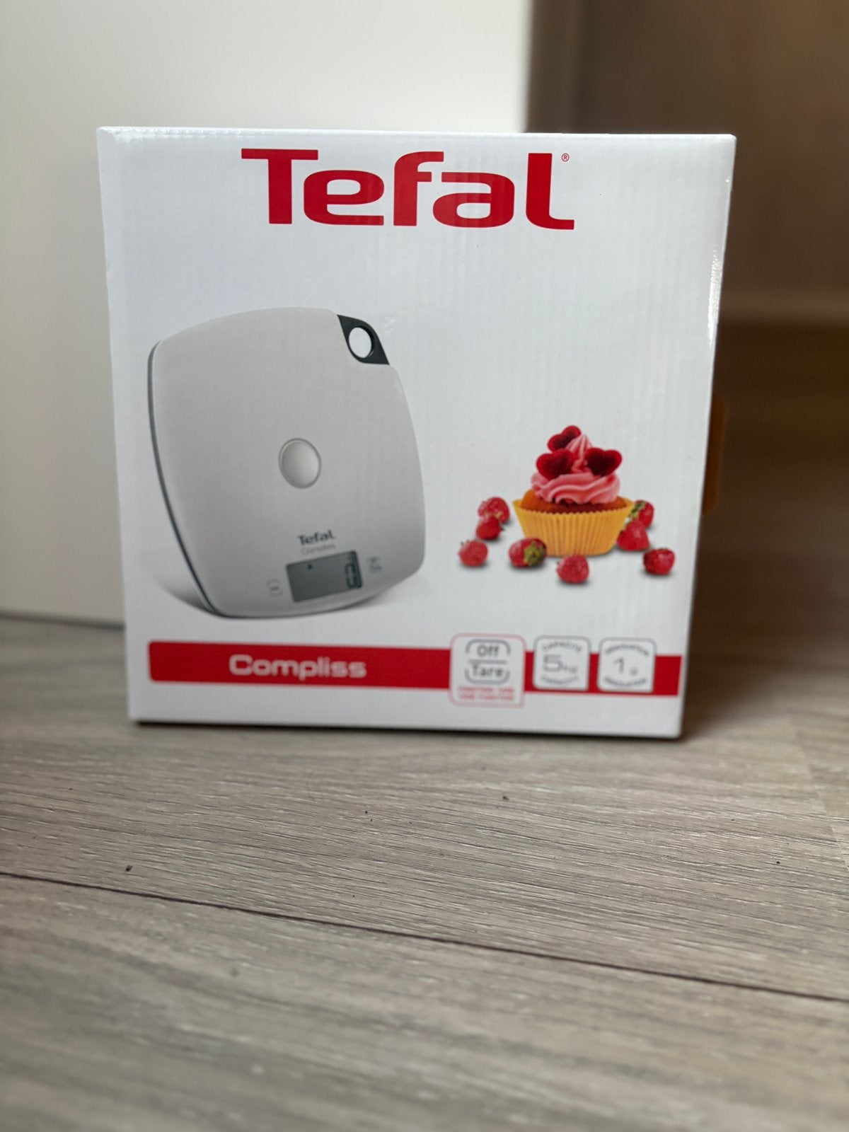 Tefal Compliss weegschaal, Overige typen, Kunststof, Ophalen of Verzenden, Overige merken