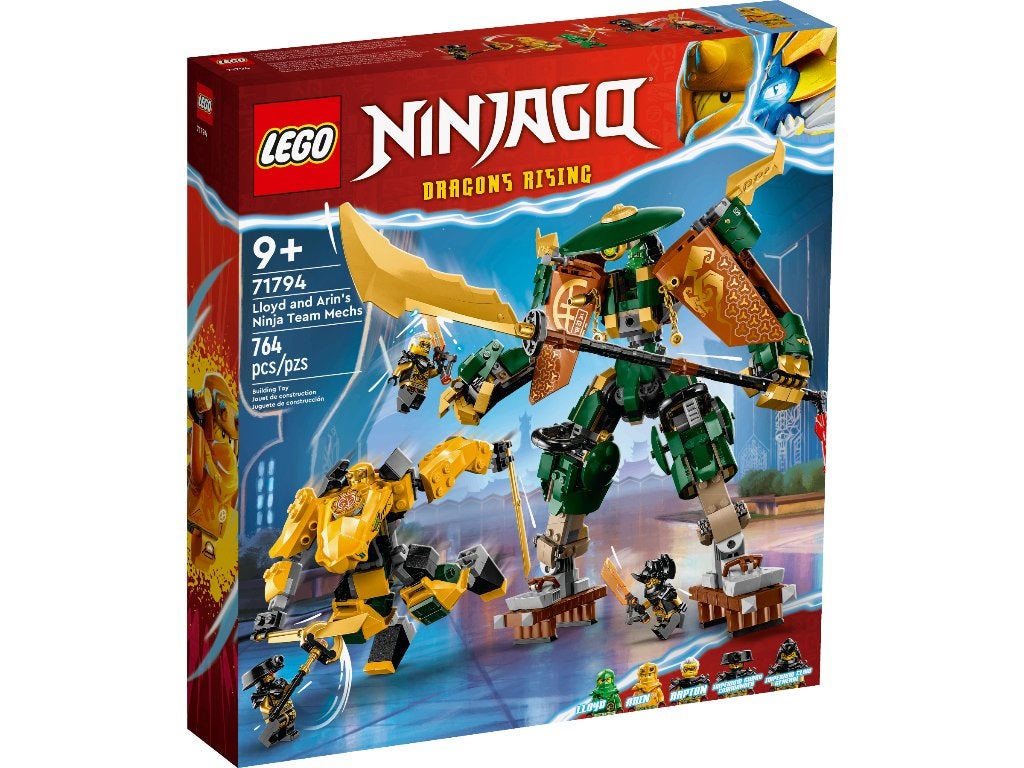 Lego Ninjago - Lloyd en Arins Ninjateammecha (71794), Nieuw, Ophalen of Verzenden, Compleet, Lego