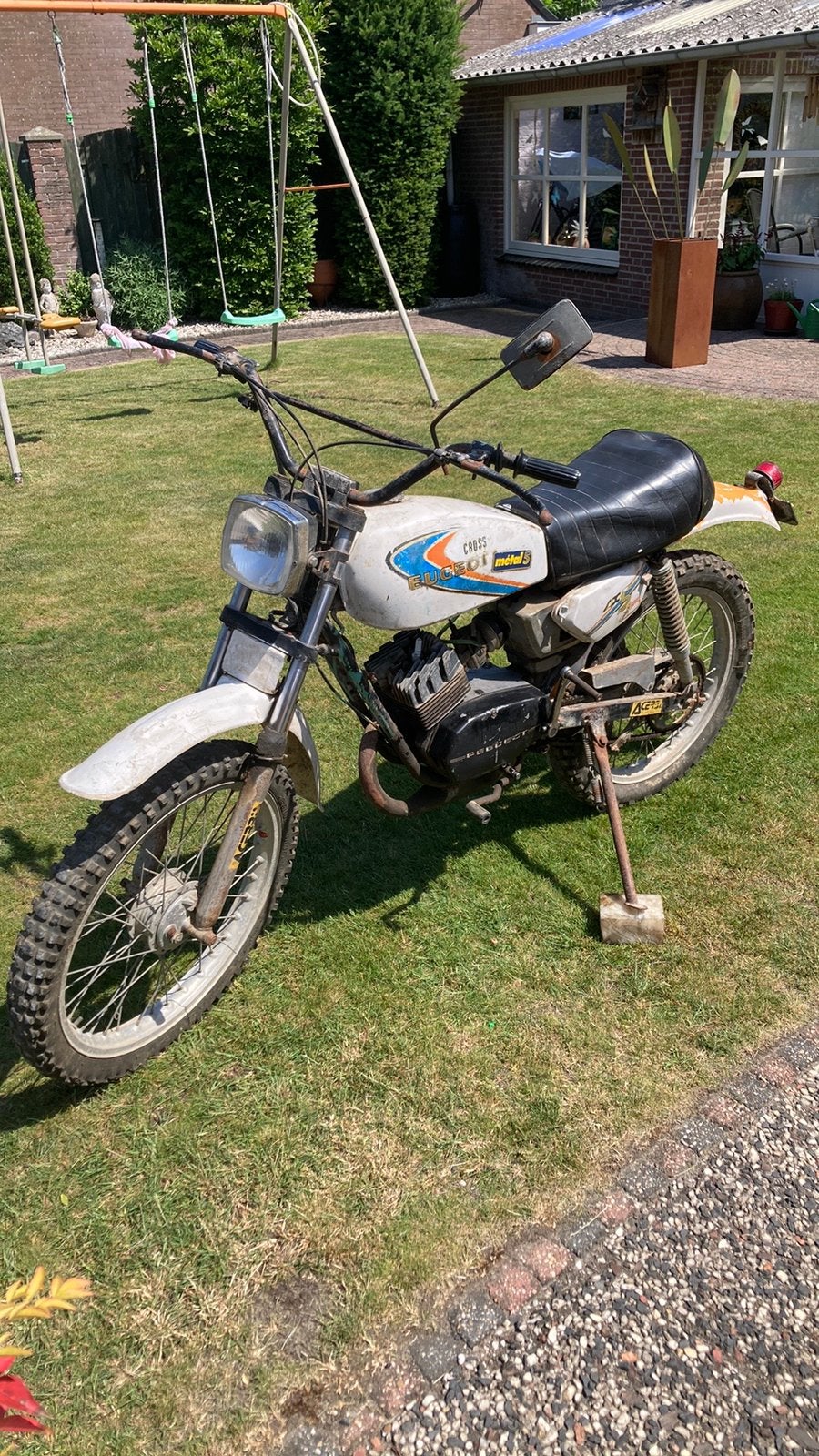 Peugeot sx 5 bj 1977 cross, Fietsen en Brommers, Ophalen, Maximaal 45 km/u, Overige merken
