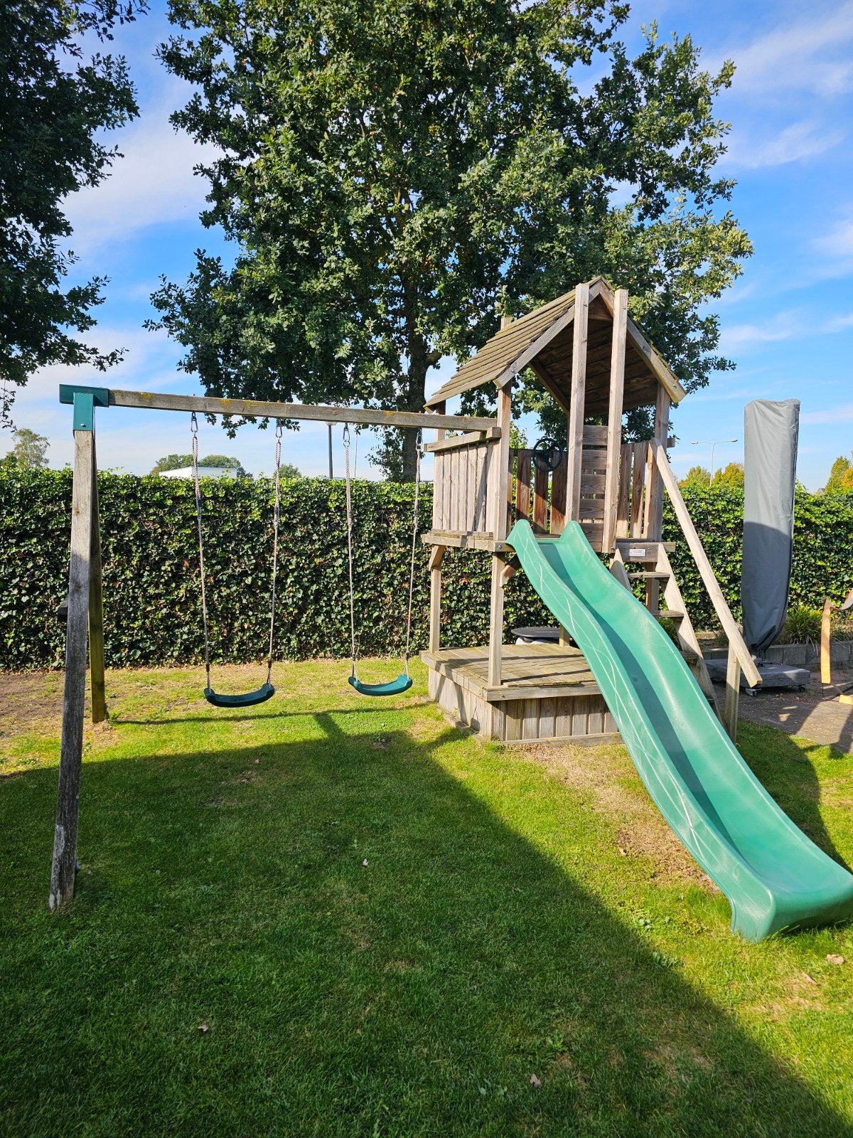speeltoestel 150cm  (van Tuinhout Neerkant), Ophalen, Gebruikt, Glijbaan