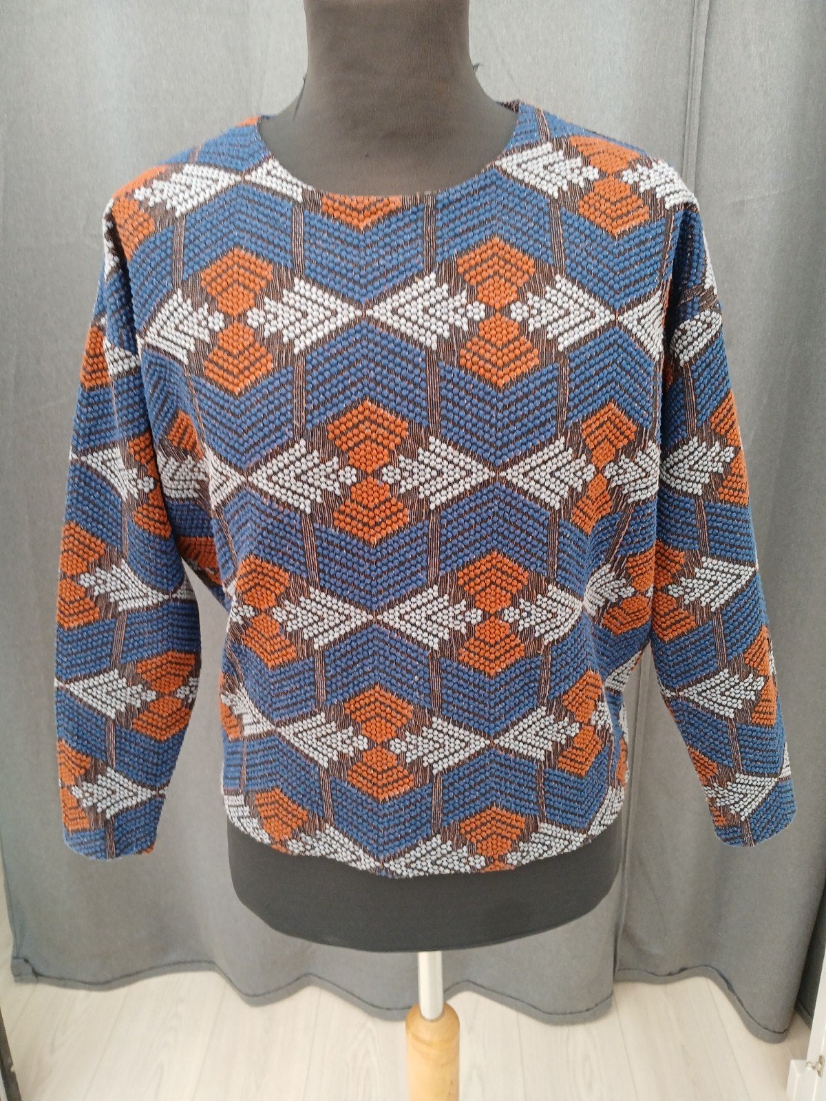 24 Colours Trui Maat 34 met Geometrisch Patroon, Kleding | Dames, Meerkleurig, 24 Colours, Ophalen of Verzenden, Maat 34 (XS) of kleiner
