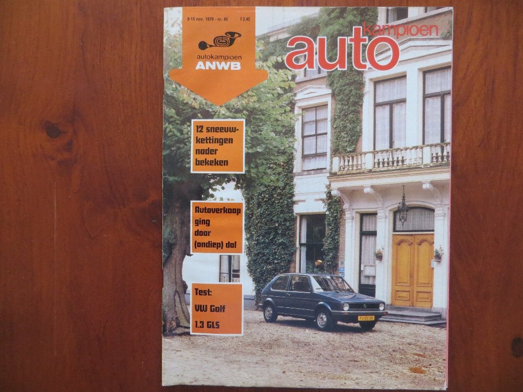Autokampioen 45 1979 Volkswagen Golf 1.3 GLS, Citroën GSA, Ophalen of Verzenden, Zo goed als nieuw, Volkswagen