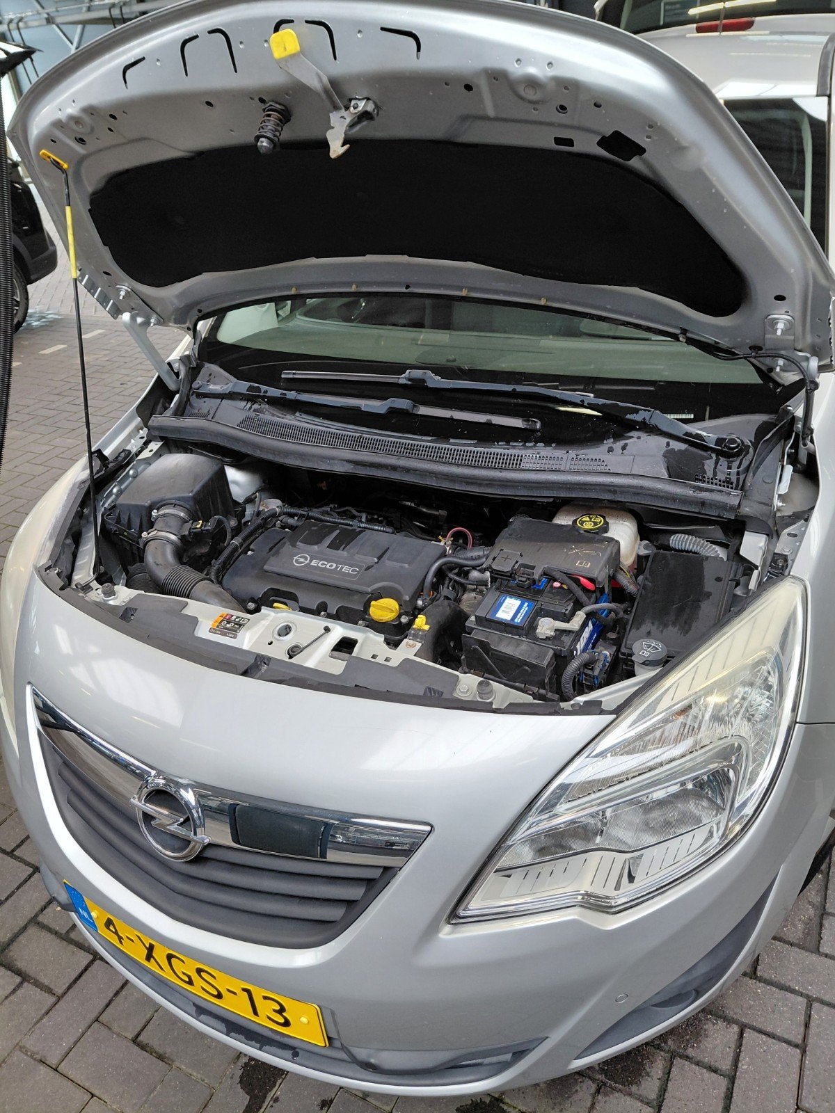 Opel Meriva 1.4 Turbo 88KW 2012 Grijs, Auto's, Opel, Particulier, Meriva, Benzine, B, MPV, Handgeschakeld, Geïmporteerd, Zilver of Grijs