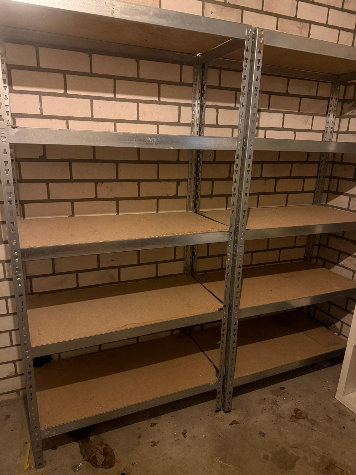 Stevige metalen stellingkast met 5 planken, Ophalen of Verzenden