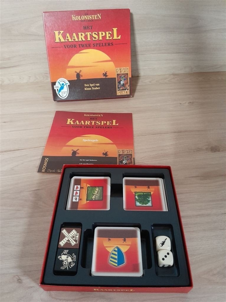 Kolonisten van catan het kaartspel - 999 games - s3129, Verzenden, Zo goed als nieuw