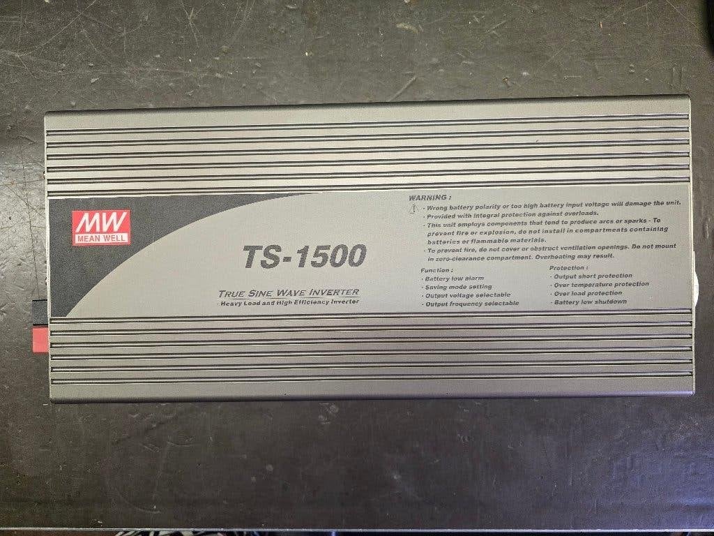 Mean Well TS-1500-248B omvormer, Doe-het-zelf en Verbouw, Zonnepanelen en Toebehoren, Ophalen, Zo goed als nieuw, Overige typen
