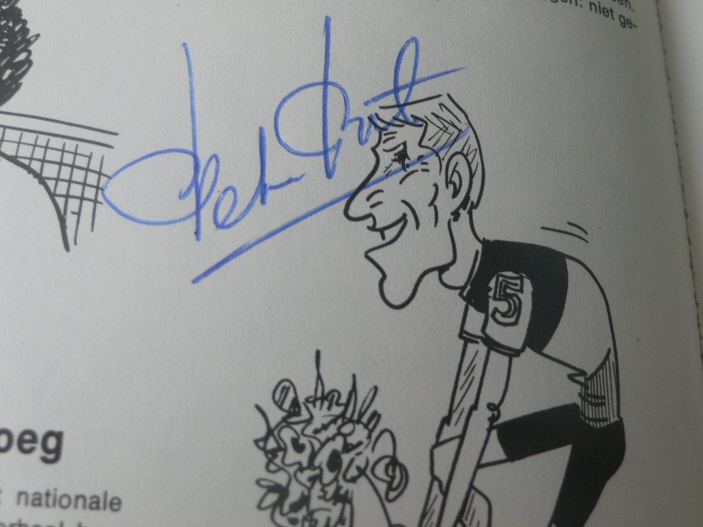 Handtekening Peter Post, Ophalen of Verzenden, Zo goed als nieuw, Buitenlandse clubs, Spelerskaart