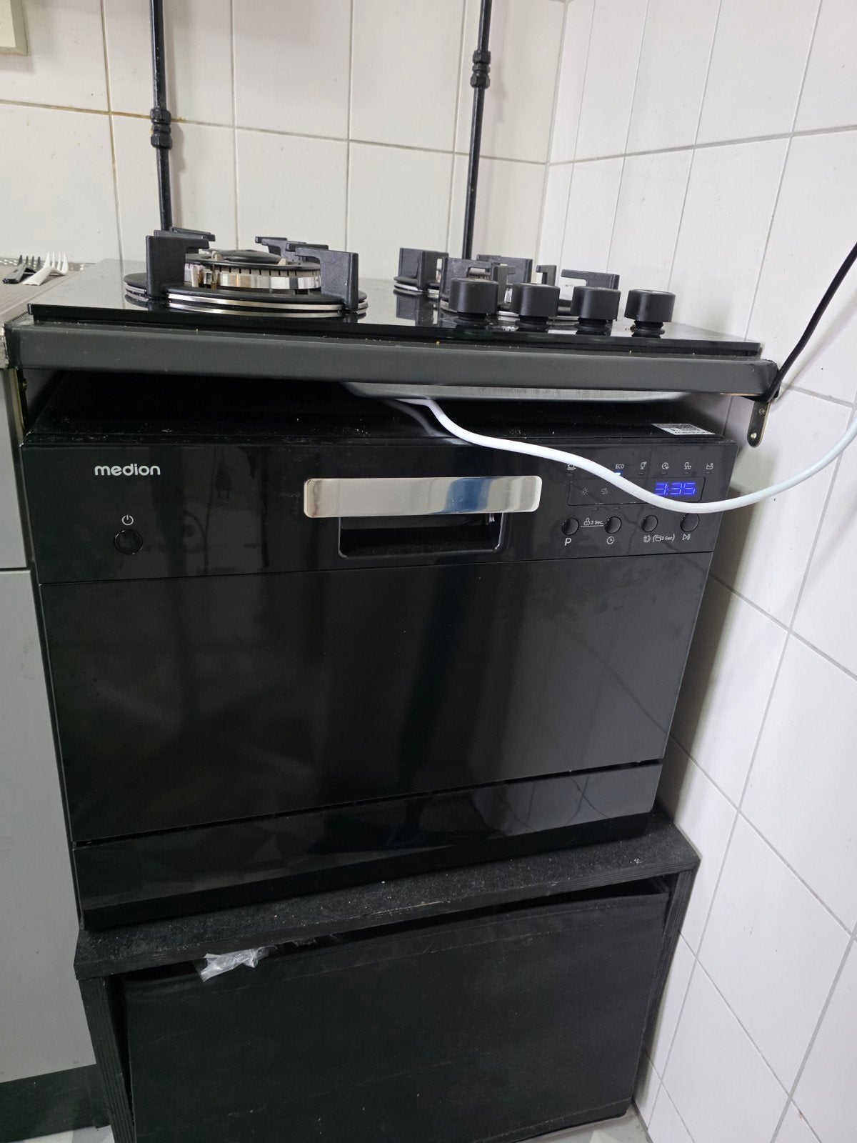 Compacte Medion Mini Vaatwasser - Ideaal voor kleine ruimtes, Witgoed en Apparatuur, Gebruikt, Eco programma, Minder dan 10 liter
