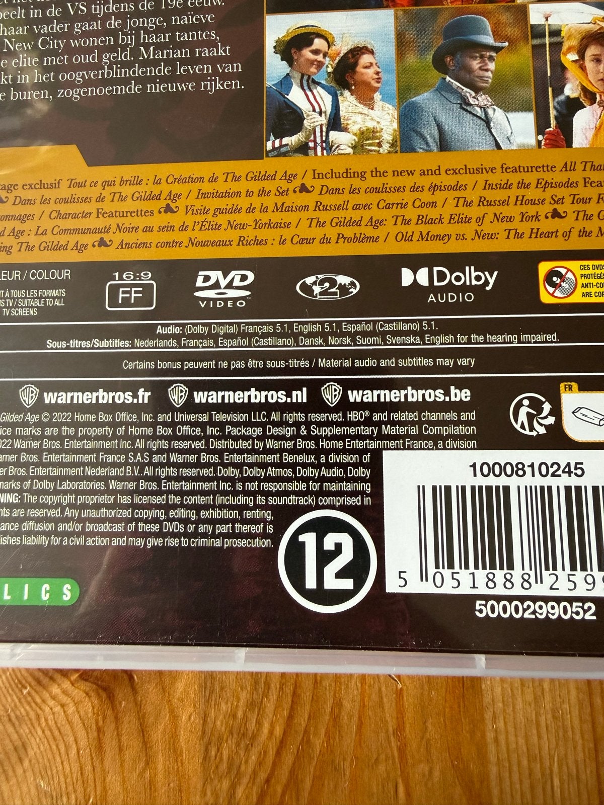 The Gilded Age - complete Seizoen 1 dvd NLO ZGAN, Engels, Seizoen 1, Verzenden, Nederlands