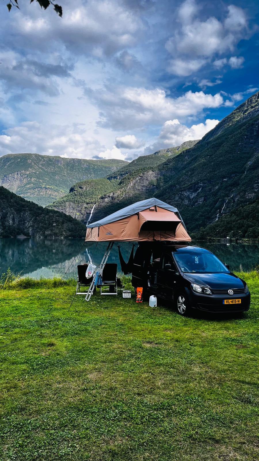 Ocean cross gobi 160 daktent, Caravans en Kamperen, Ophalen, Gebruikt