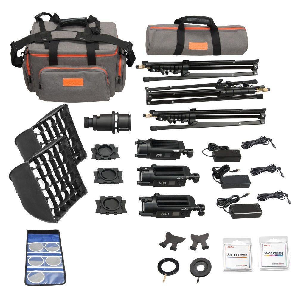 Godox Focusing LED Light S30 Kit, Lamp of Flitsset, ., Nieuw, Ophalen of Verzenden