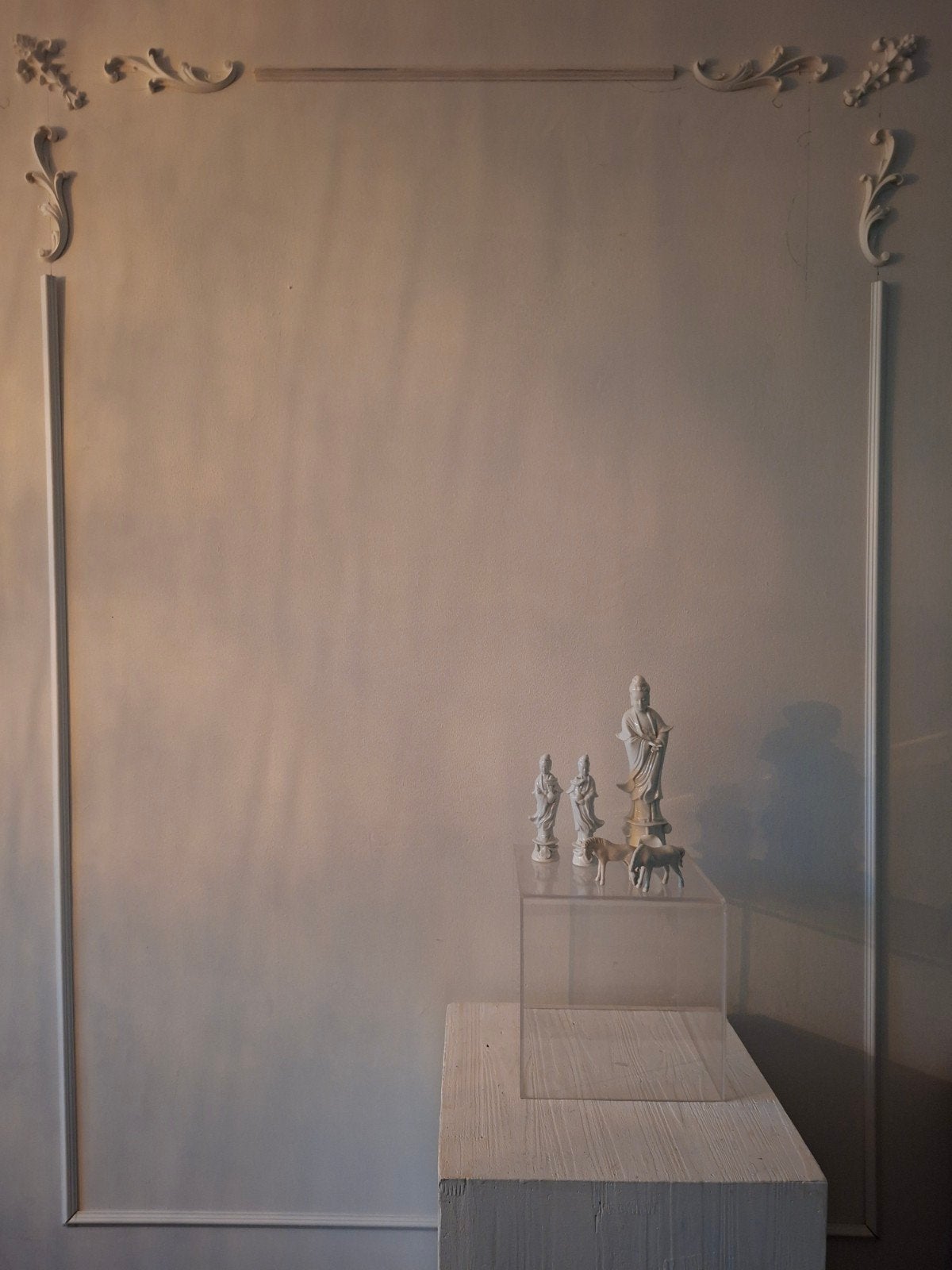 Blanc de Chine set van twee Dehua paardjes, Ophalen of Verzenden