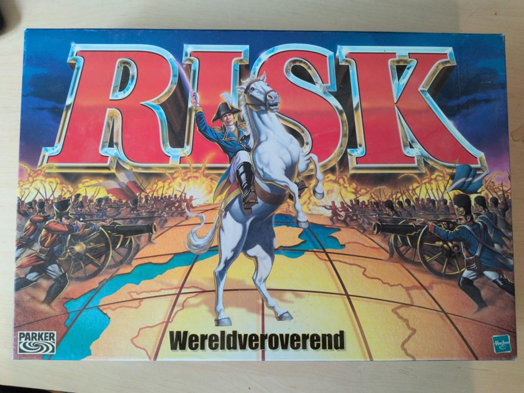 Risk Wereldveroverend Bordspel - Klassieke Strategie, Vijf spelers of meer, Ophalen of Verzenden, Gebruikt, Parker/Hasbro