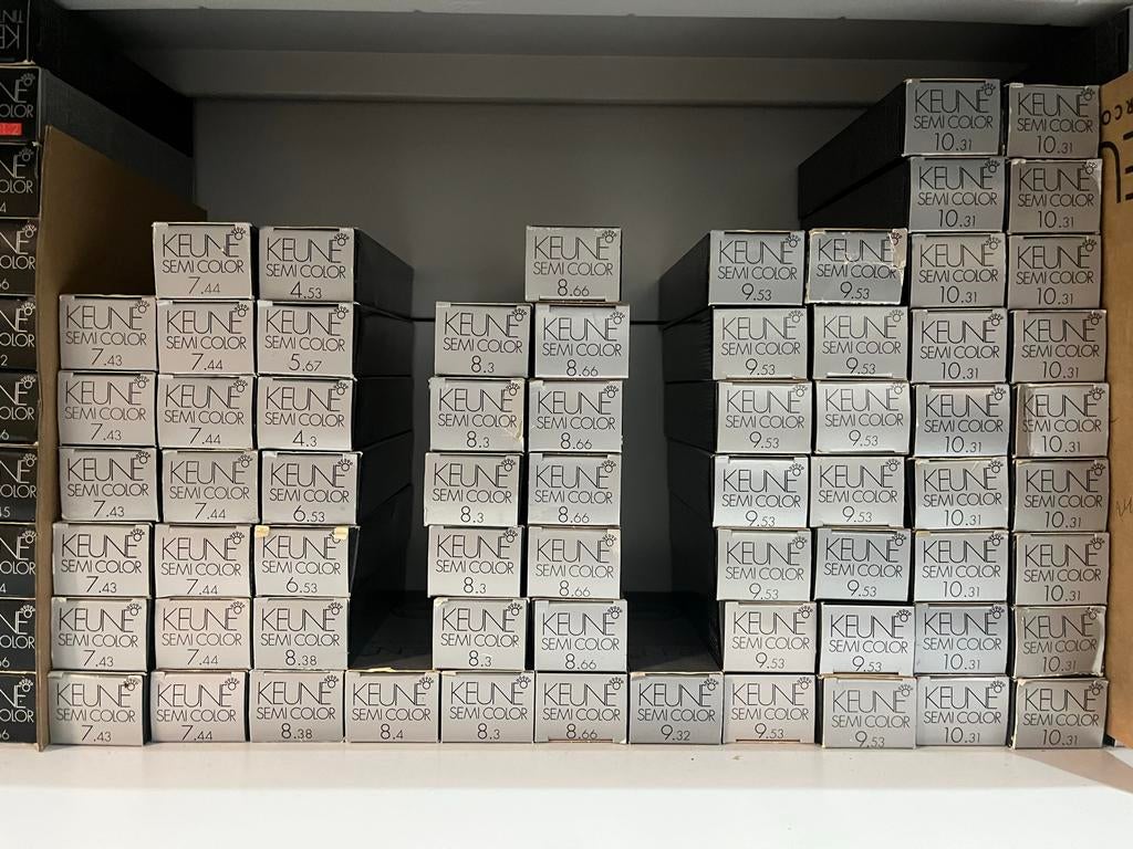 800 tubes Keune Kappersverf 750,-  alleen in 1 koop!, Ophalen of Verzenden, Nieuw, Overige typen