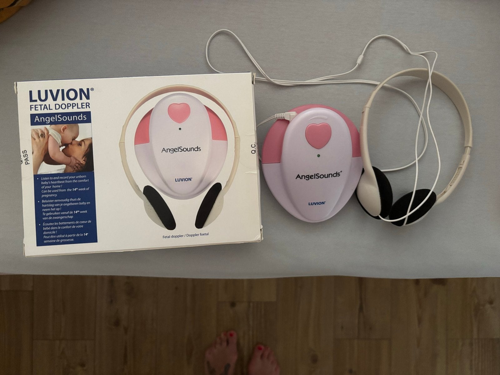Luvion Fetal Doppler AngelSounds met gel, Ophalen of Verzenden, Zo goed als nieuw