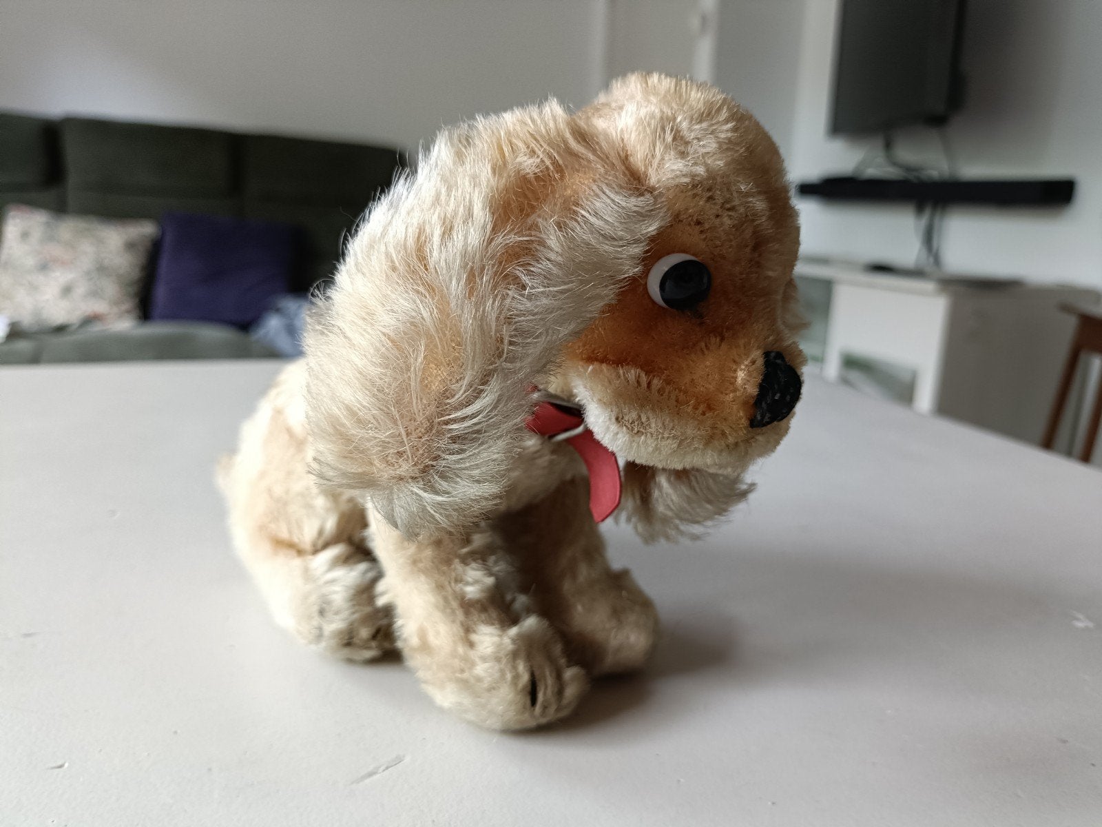 vintage pluchen Cocker Spaniël-knuffel steiff uit 1950/6, Verzamelen, Beelden en Beeldjes, Ophalen of Verzenden, Gebruikt