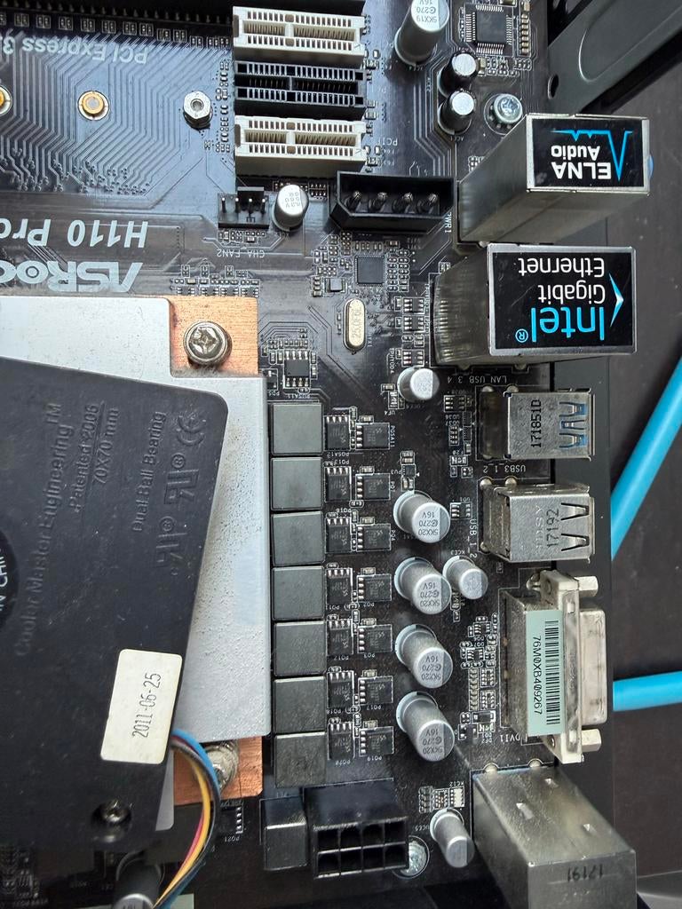ASRock H110 Pro BTC+ Moederbord  incl Xeon Cpu, Computers en Software, Moederborden, Gebruikt, Intel, DDR4, Ophalen of Verzenden