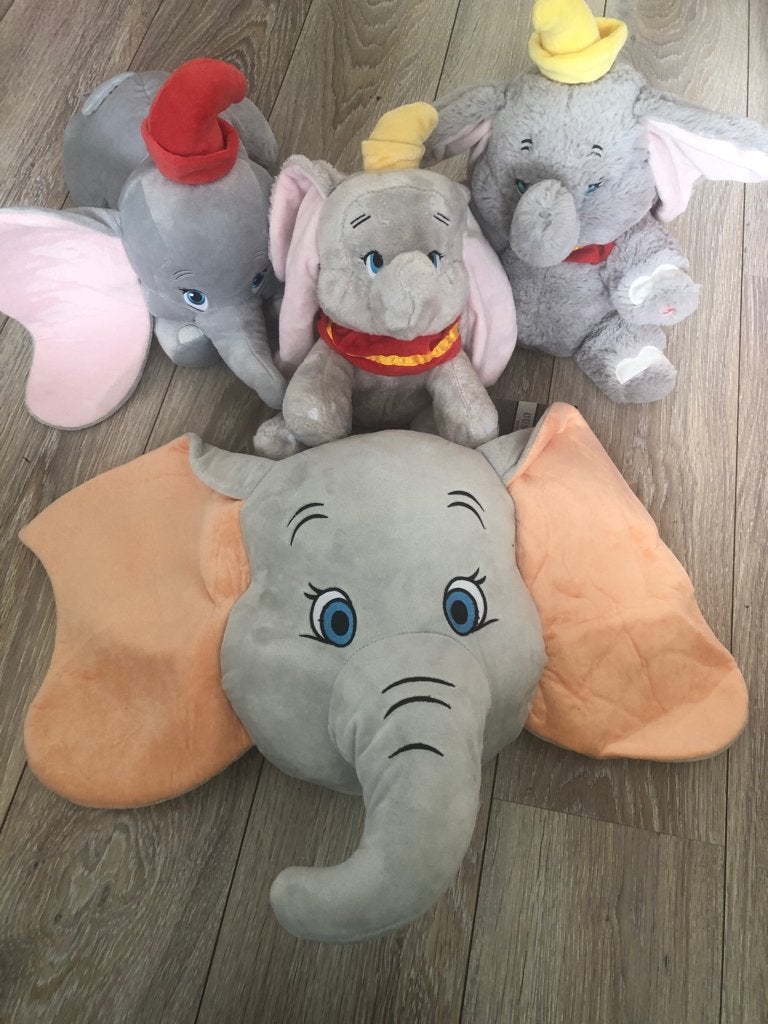 Dumbo knuffels, Ophalen of Verzenden, Bambi of Dumbo, Zo goed als nieuw, Knuffel