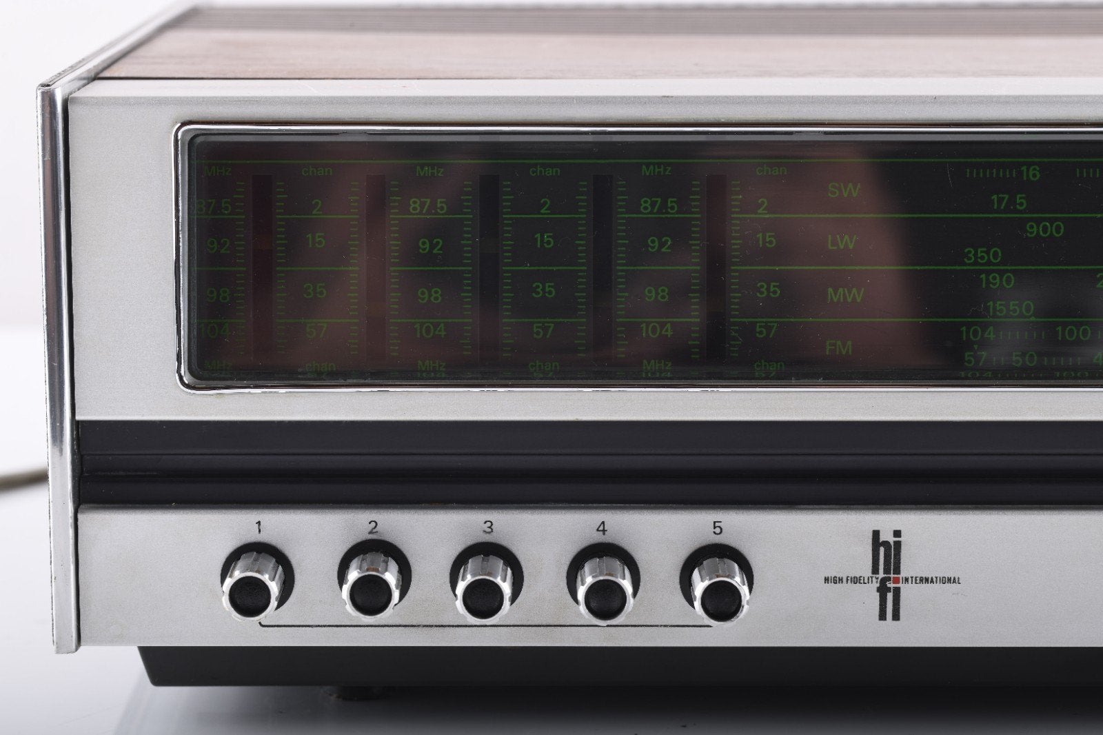 Philips 621 Hi-Fi International Vintage Radio, Audio, Tv en Foto, Radio's, Ophalen of Verzenden, Gebruikt, Radio
