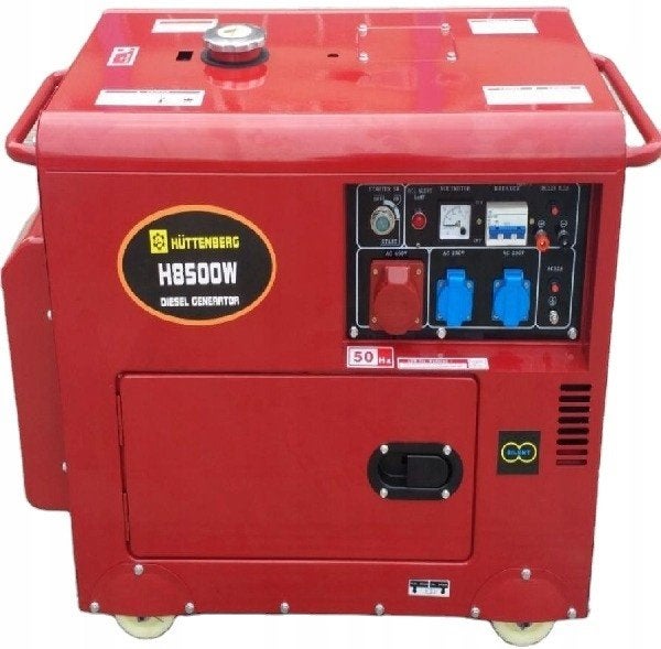 aggregaat/generator Diesel 8500w 10,5kva nieuw gratis bezorg, Dieselolie, Geluidgedempt, Nieuw, Ophalen of Verzenden