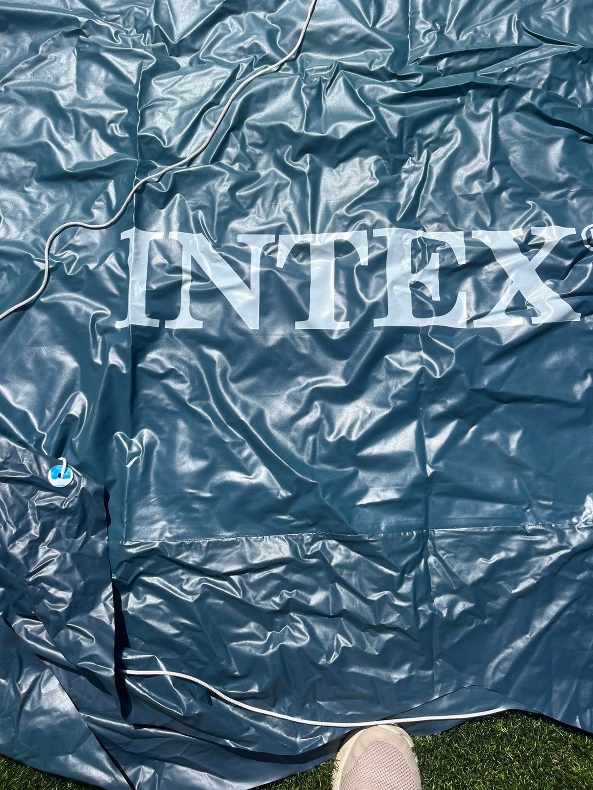 Index afdekzeil voor zwembad, Tuin en Terras, Zwembaden, Ophalen, Minder dan 80 cm, Opzetzwembad, Rechthoekig