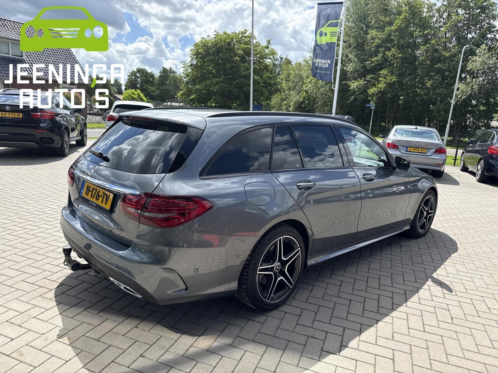 Mercedes C-klasse Estate 200 Business Solution AMG|Pano|Stoe, Auto's, Automaat, 4 cilinders, 1465 kg, 184 pk